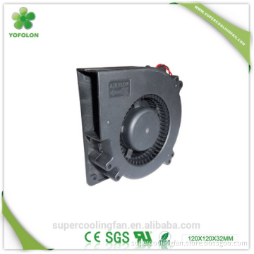 120x120x32mm manufacturer high flow 12V blower fan 120mm dc blower fan